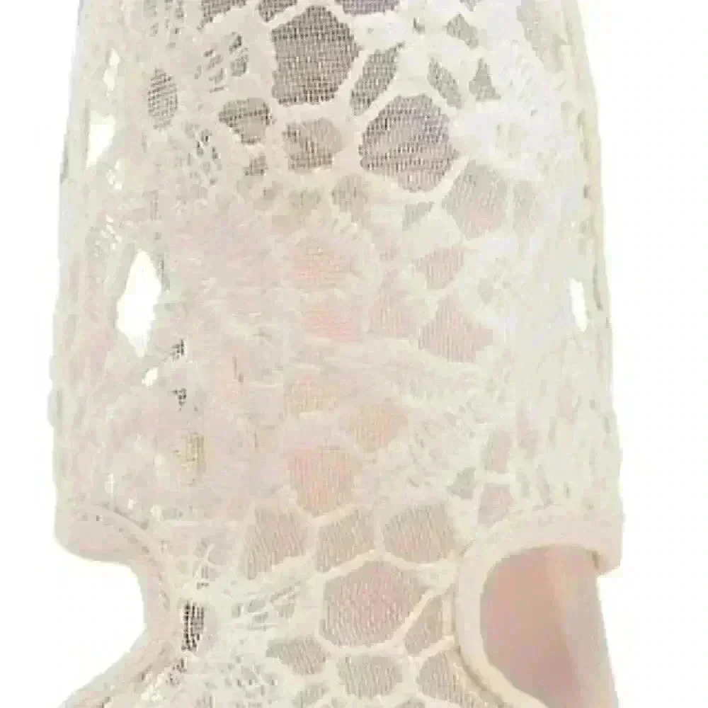 Fergalicious Maddox 3 Peep Toe Block Heels Maddox 3 Cream SIZE 6 (BRAND NEW) - Picture 4 of 16